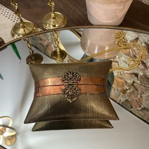 Vintage Brass/Copper Pillow Purse
